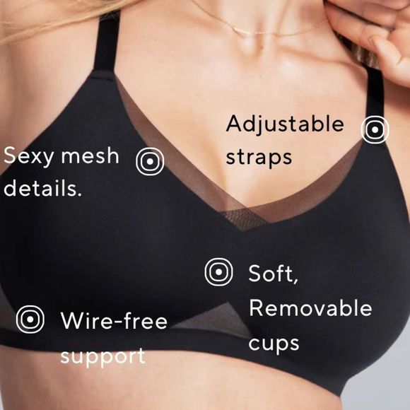 Honeylove Blue Intimates Bra with Seamless Comfort - Picture 4 of 9